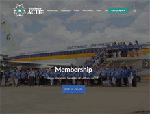 Tablet Screenshot of indianaacte.org